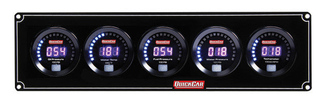 QUICKCAR RACING PRODUCTS 67-4058 Digital 4-1 Gauge Panel OP/WT/FP100/WP