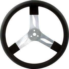 QUICKCAR RACING PRODUCTS 68-002 17in Steering Wheel Alum Black