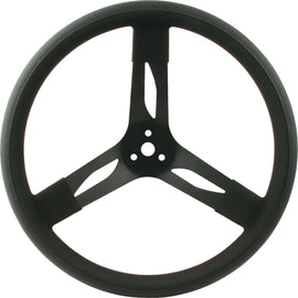 QUICKCAR RACING PRODUCTS 68-003 15in Steering Wheel Stl Black
