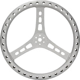QUICKCAR RACING PRODUCTS 68-005 15in Steering Wheel L/W Aluminum Raw