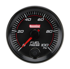 QUICKCAR RACING PRODUCTS 69-005 RedLine  Gauge 2-5/8in Fuel Pressure  0-100psi