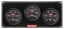 Load image into Gallery viewer, QUICKCAR RACING PRODUCTS 69-3017 Redline 3 Gauge Panel OP/WT/VOLT