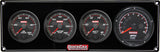 QUICKCAR RACING PRODUCTS 69-3047 Redline 3-1 Gauge Panel OP/WT/Volt w/Recall Tach