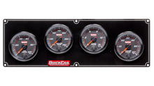 Load image into Gallery viewer, QUICKCAR RACING PRODUCTS 69-4026 Redline 4 Gauge Panel OP/WT/FP/WP
