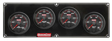 Load image into Gallery viewer, QUICKCAR RACING PRODUCTS 69-4027 Redline 4 Gauge Panel OP/WT/OT/Volt
