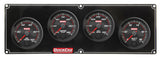 QUICKCAR RACING PRODUCTS 69-4027 Redline 4 Gauge Panel OP/WT/OT/Volt