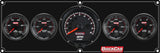QUICKCAR RACING PRODUCTS 69-4051 Redline 4-1 Gauge Panel OP/WT/OT/FP w/Recall Tac