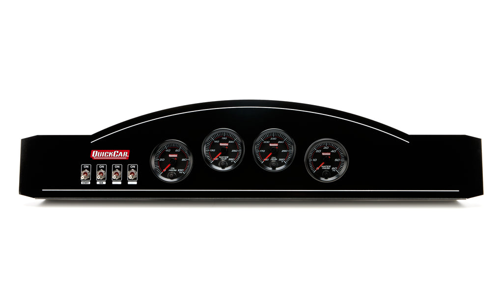 QUICKCAR RACING PRODUCTS 69-823-031 Dash Panel Redline OP/WT /OT/WP Single Ignition