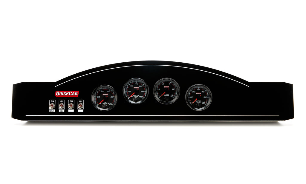 QUICKCAR RACING PRODUCTS 69-826-011 Dash Panel Redline OP/WT /FP/WP Dual Ignition