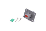 QUICKCAR RACING PRODUCTS 71-327 Plug Deutsch 2 Pin Receptacle w/Flange