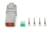 QUICKCAR RACING PRODUCTS 71-341 Plug Deutsch 4 Pin Receptacle