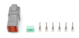 QUICKCAR RACING PRODUCTS 71-361 Plug Deutsch 6 Pin Receptacle