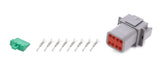 QUICKCAR RACING PRODUCTS 71-381 Plug Deutsch 8 Pin Receptacle