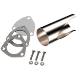 QUICK TIME PERFORMANCE 10251 QUICK TIME PERFORMANCE 10251 2.5-inch Stainless Steel Exhaust Cutout – Universal Weld-On Design