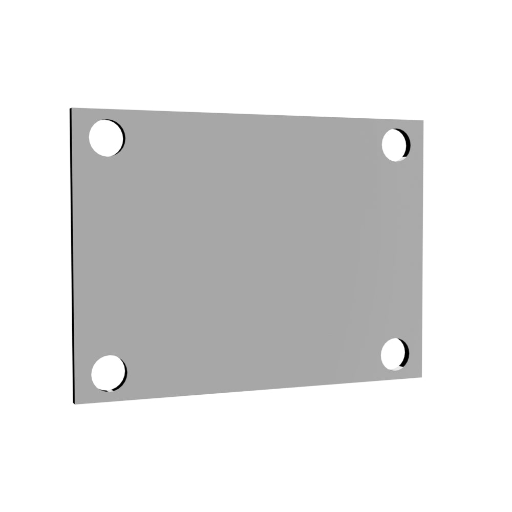 QUICK TIME PERFORMANCE 10338C QUICK TIME PERFORMANCE Low Profile Oval 4 Bolt Cover Plate (Part #10338C)