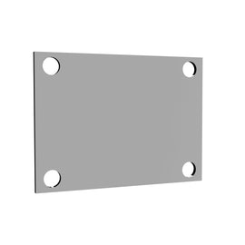 QUICK TIME PERFORMANCE 10338C QUICK TIME PERFORMANCE Low Profile Oval 4 Bolt Cover Plate (Part #10338C)