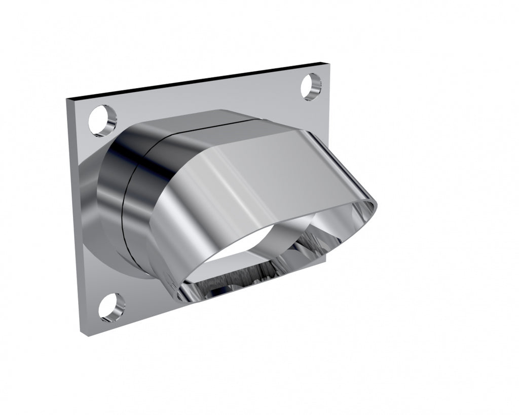QUICK TIME PERFORMANCE 11339 Low Profile Oval Stain less Steel Turn Down