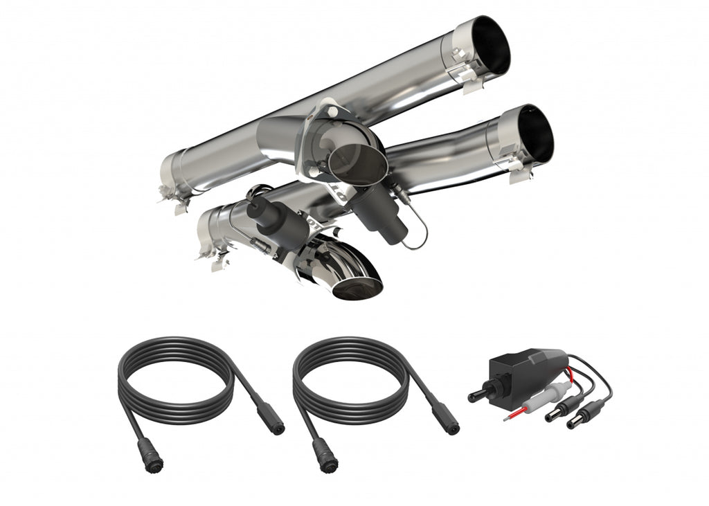 QUICK TIME PERFORMANCE 520121 21-   Ram TRX 6.2L Aggre ssor Cutout Pipes