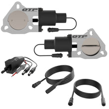 Load image into Gallery viewer, QUICK TIME PERFORMANCE QTEC60 Dual 3.00 Inch Elect ric Cutout Valves