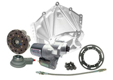 Load image into Gallery viewer, QUARTER MASTER 10038590 Alum Bellhousing Package 5.5in V Rear Mount Start