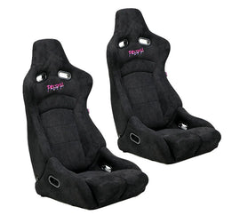 NRG INNOVATION RSC-710L/R-BK Seat Prisma Lab Recline Black Pair