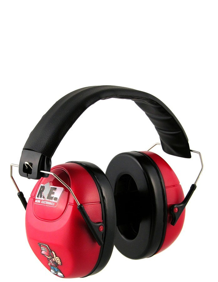 RACING ELECTRONICS HP-005-CH Hearing Protector Child Size Red