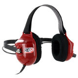 RACING ELECTRONICS RE-58-STEREO Headphonve Behind The Head Platinum