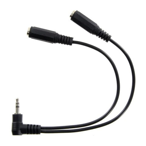 RACING ELECTRONICS RE-66-S Splitter Stereo 1/8in Male to 1/8in Dual Femal