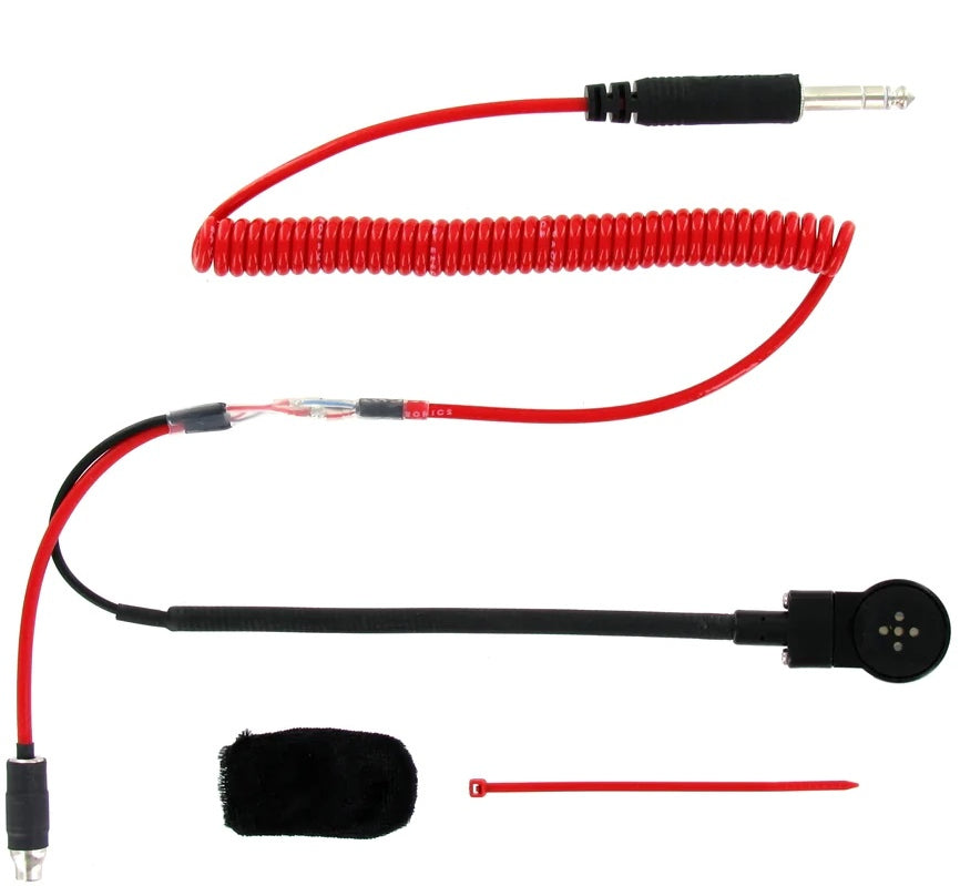 RACING ELECTRONICS RT705-C Helmet Mic Kit Std Flex 3 Conductor
