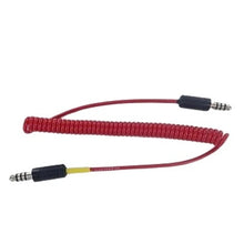 Load image into Gallery viewer, RACING ELECTRONICS RT815 Racing Electronics RT815 Helmet Cable Adapter - 4-Conductor Male to 3-Conductor Female, Red