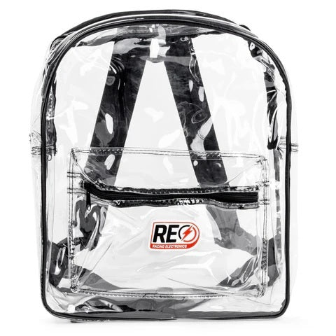 RACING ELECTRONICS WTOTE Backpack Clear w/Black Trim