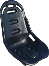 RCI 8020S Poly Lo-Back Seat Black
