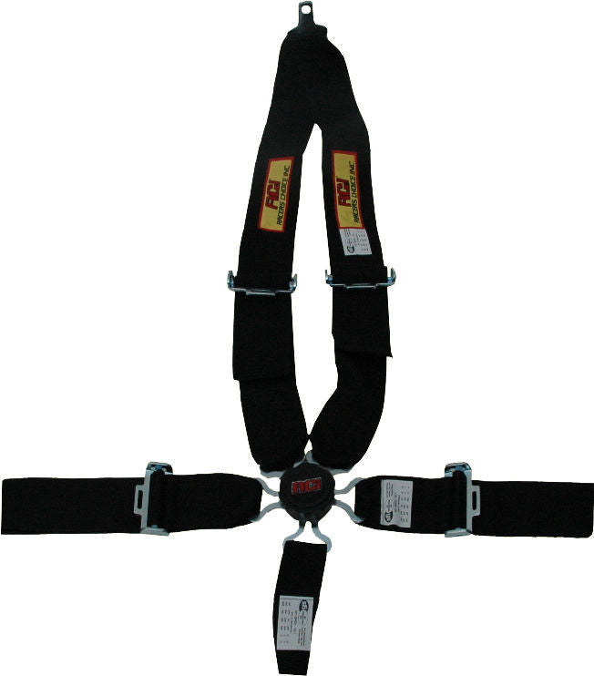 RCI 9211CD RCI 9211CD 5-Point Camlock Racing Harness, SFI 16.1, Black