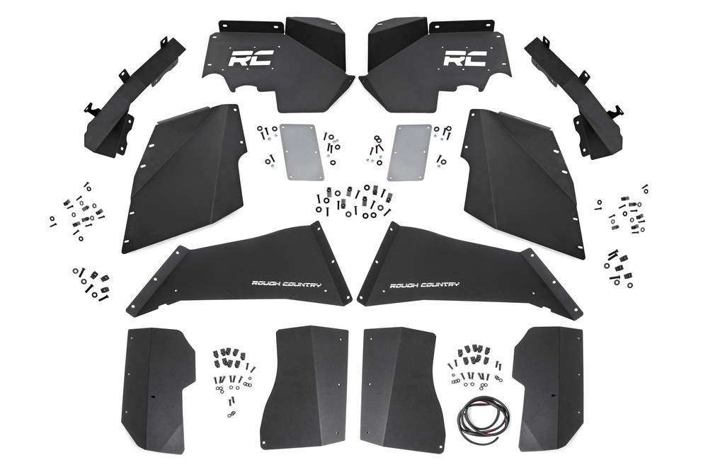 ROUGH COUNTRY 10511 Inner Fenders 07-18 Jeep Wrangler JK Front & Rear