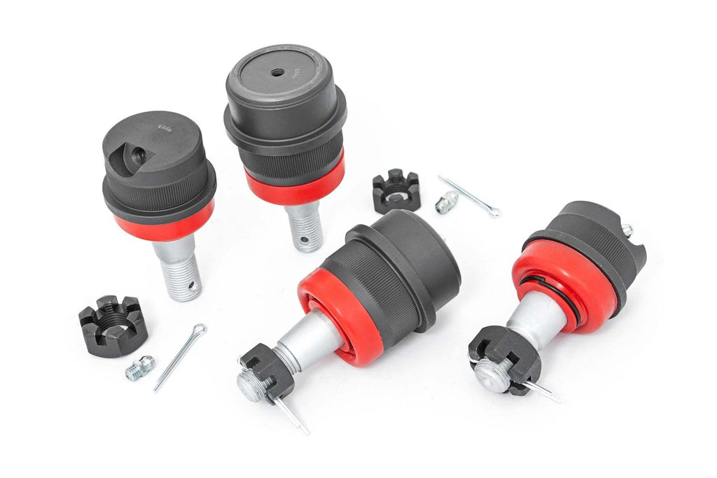 ROUGH COUNTRY 10642 Rough Country HD Ball Joints for Jeep Cherokee (1997-2006) – Greaseable Upper and Lower Press-In Kit