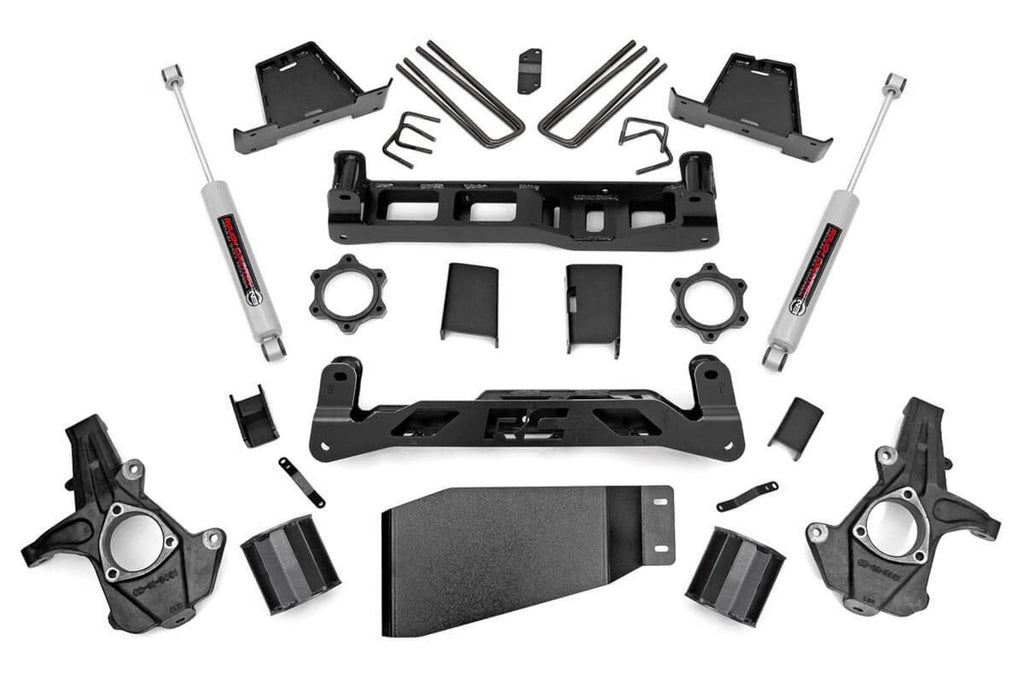 ROUGH COUNTRY 23630 6in GM Suspension Lift K it W/N3 Shocks