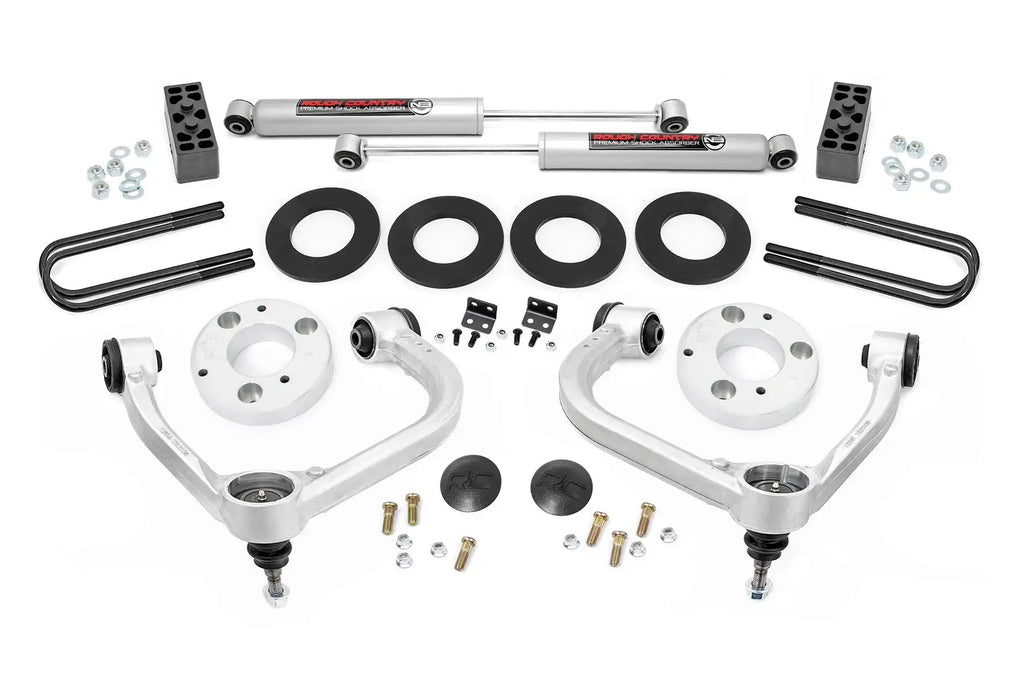 ROUGH COUNTRY 41430 3in Ford Bolt-On Arm Lift Kit 21-  Ford F150