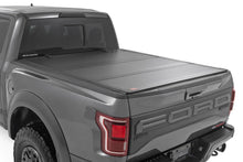 Load image into Gallery viewer, ROUGH COUNTRY 49221550 Hard Tri-Fold Flip Up Bed Cover