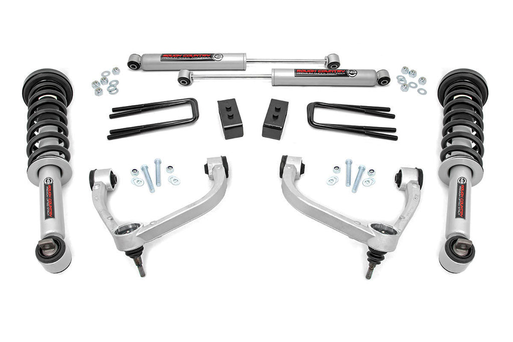 ROUGH COUNTRY 54531 Lift Kit 14-19 F150 3in w/Upper Control Arms