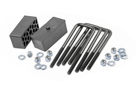 ROUGH COUNTRY 6532 2In Block & U-Bolt Kit Chevy/GMC 1500 2WD/4WD