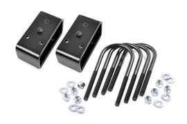 ROUGH COUNTRY 6557 Rough Country 6557 2-Inch Lift Leaf Spring Block Kit for Ford Fullsize Trucks