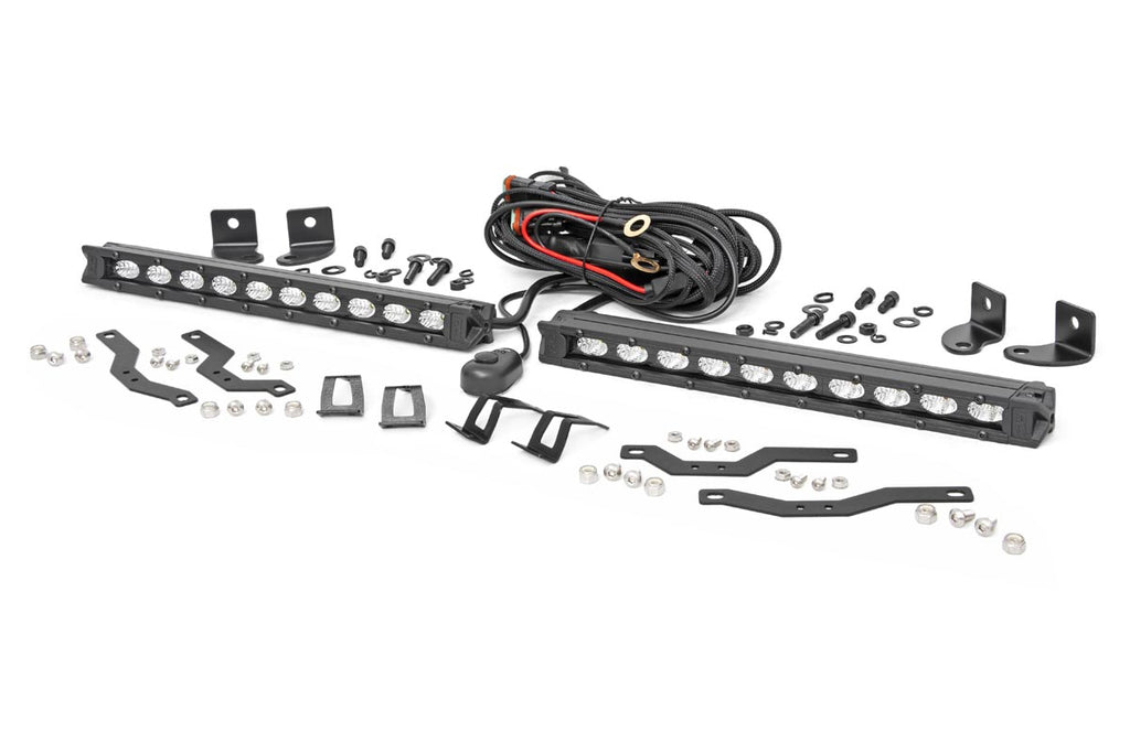 ROUGH COUNTRY 70808 18-  Ford F150 10in Dual LED Grille Light Kit