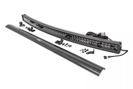 ROUGH COUNTRY 72954BD Rough Country 54-Inch Black Series LED Light Bar Kit with Curved Design and Flood/Spot Beams