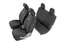 Load image into Gallery viewer, ROUGH COUNTRY 91005 Rough Country Neoprene Seat Cover Kit for Jeep Wrangler JK 2007-2010, Front and Rear