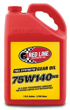 Load image into Gallery viewer, REDLINE OIL 57105 75W140NS GL-5 Gear Oil 1 gallon