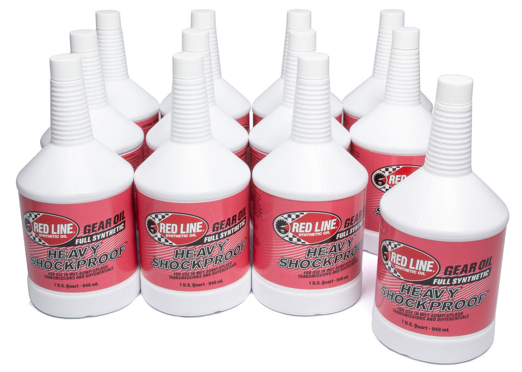 REDLINE OIL 58224 Heavy Shock Proof Gear Oil Case/12 75W250