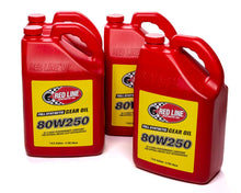 Load image into Gallery viewer, REDLINE OIL 58625 80w250 Gear Oil Gl-5 Case 4 x 1 gallon