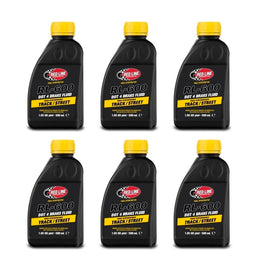 REDLINE OIL 90414 RL600 Brake Fluid High Performance Case 6x500ml