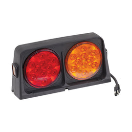 REESE 54209-022 Dual AG LED Light w/Red/ Amber w/Brake Light Func