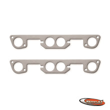 Load image into Gallery viewer, REMFLEX EXHAUST GASKETS 12-005 REMFLEX Exhaust Gasket for Pontiac V8 Tiger Head Ram Air IV - 1.875-inch Round Port, Graphite, Pair